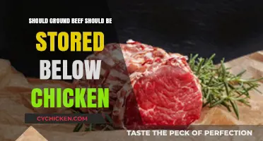 Ground Beef Below Chicken: Safe Refrigerator Storage Practices Explained