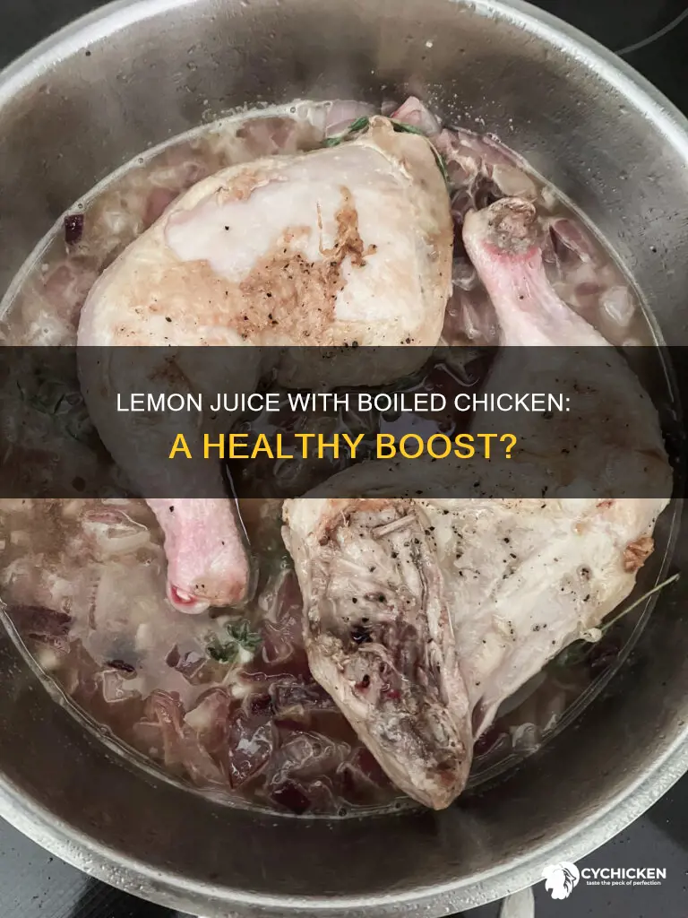 should i add lemon juce in chicken when boiling