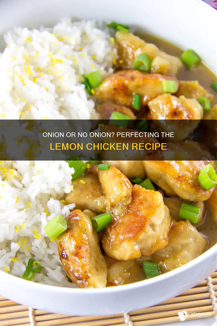 should i add onions to my lemon chicken recipe