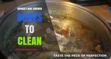 Boiling Chicken Bones for Cleaning: Effective Method or Unnecessary Step?
