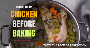 Boil Before Baking: Enhancing Chicken's Texture and Flavor?