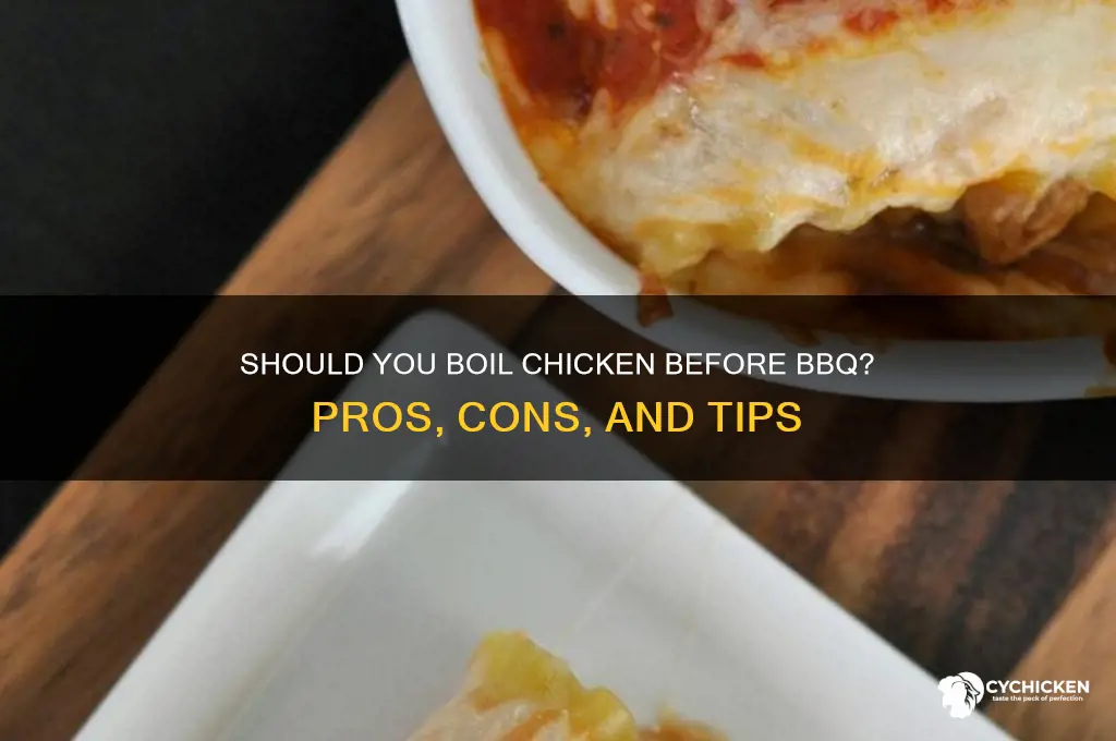 should i boil the chicken before bbq