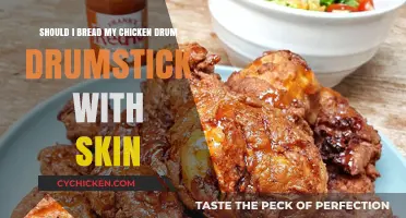 Breaded Chicken Drumsticks: Skin On or Off?