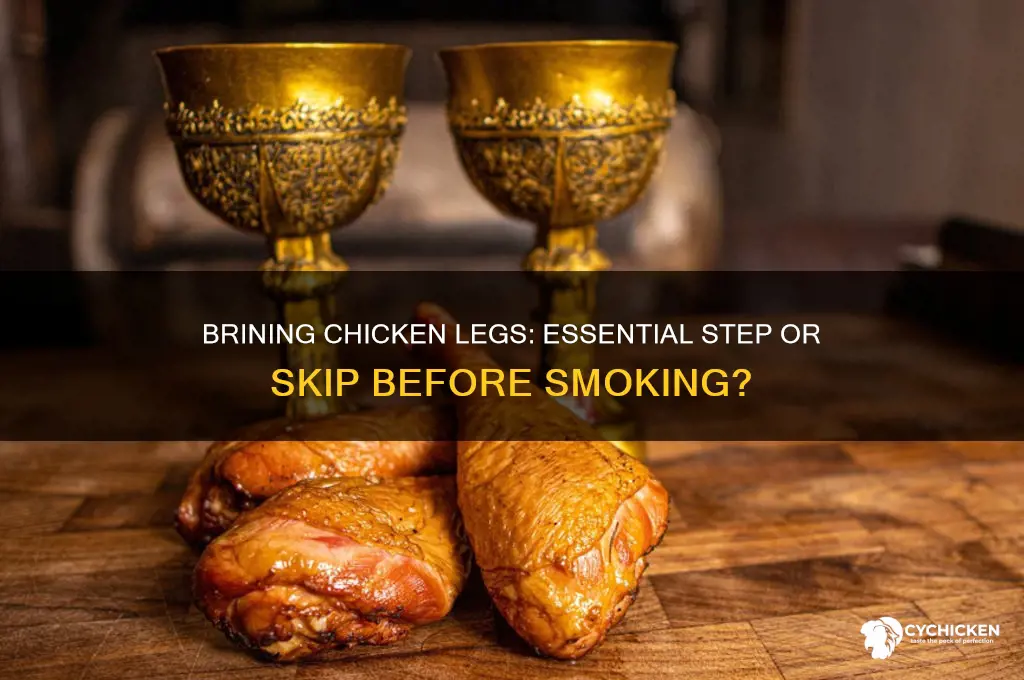 should i brine chicken legs before smoking