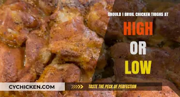Broiling Chicken Thighs: High Heat vs. Low Heat - Which is Best?