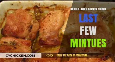 Broiling Chicken Thighs: Perfect Finish for Juicy, Crispy Skin Every Time