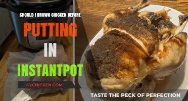 Should You Brown Chicken Before Instant Pot Cooking? Pros & Cons