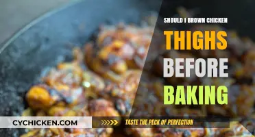 Should You Brown Chicken Thighs Before Baking? Pros and Cons