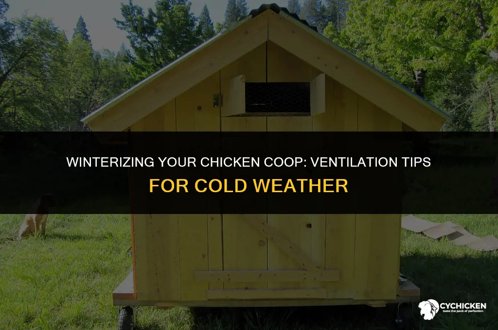 should i close my chicken coop vents in the winter