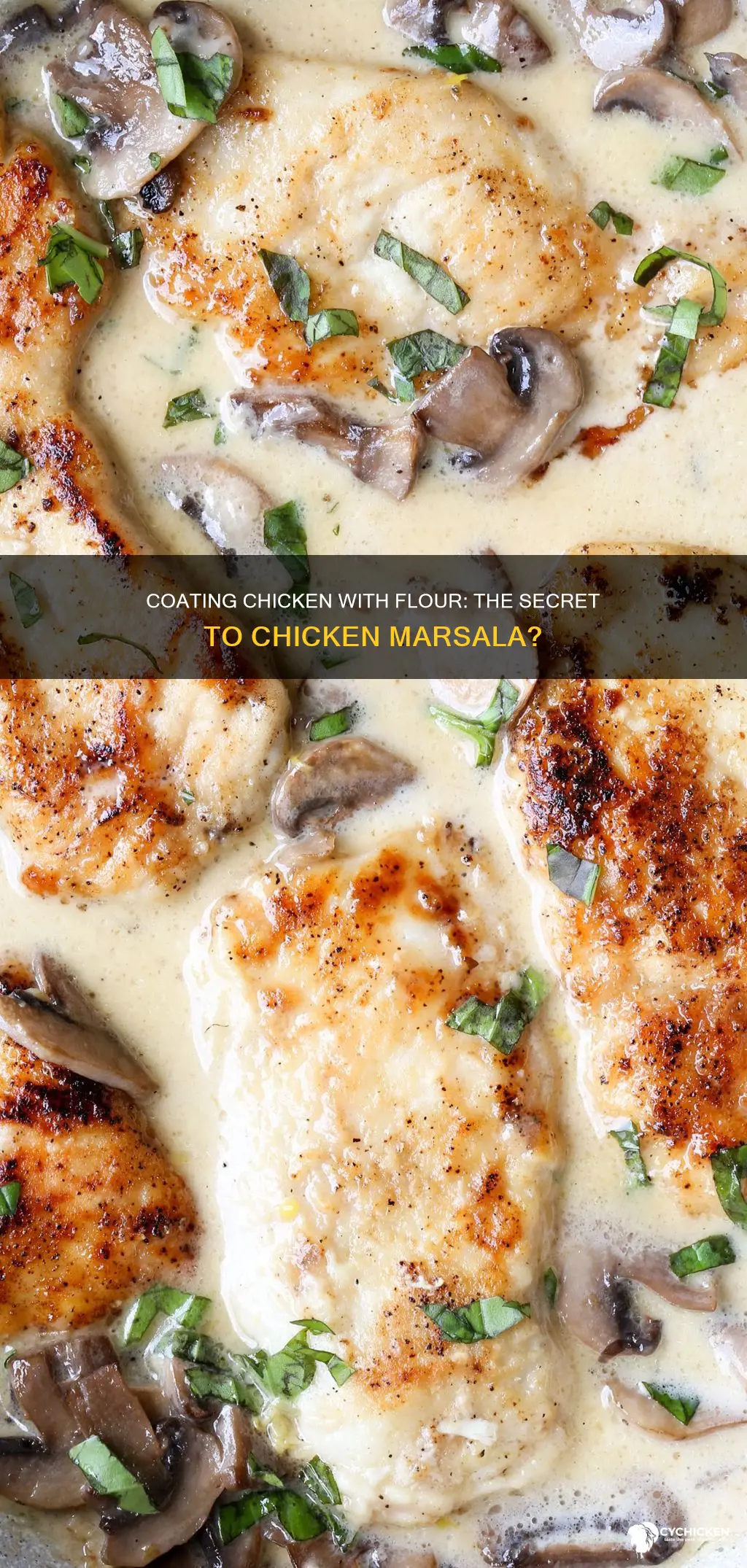 should i coat chicken with flour for chicken marsala