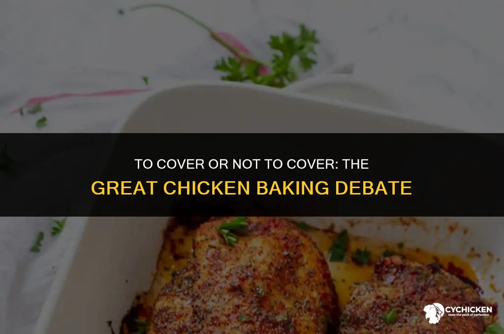 should i cover a whole chicken when baking