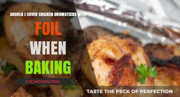 Baking Chicken Drumsticks: To Foil or Not to Foil?