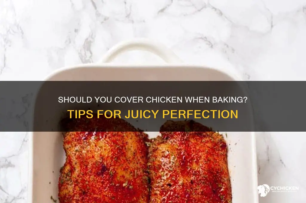 should i cover chicken when baking it