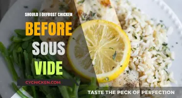 Defrosting Dilemma: Should You Thaw Chicken Before Sous Vide Cooking?
