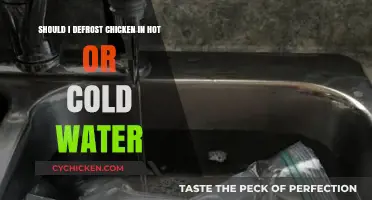 Defrosting Chicken: Hot or Cold Water?