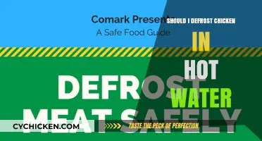 Defrosting Chicken Safely: Hot Water Method Pros and Cons