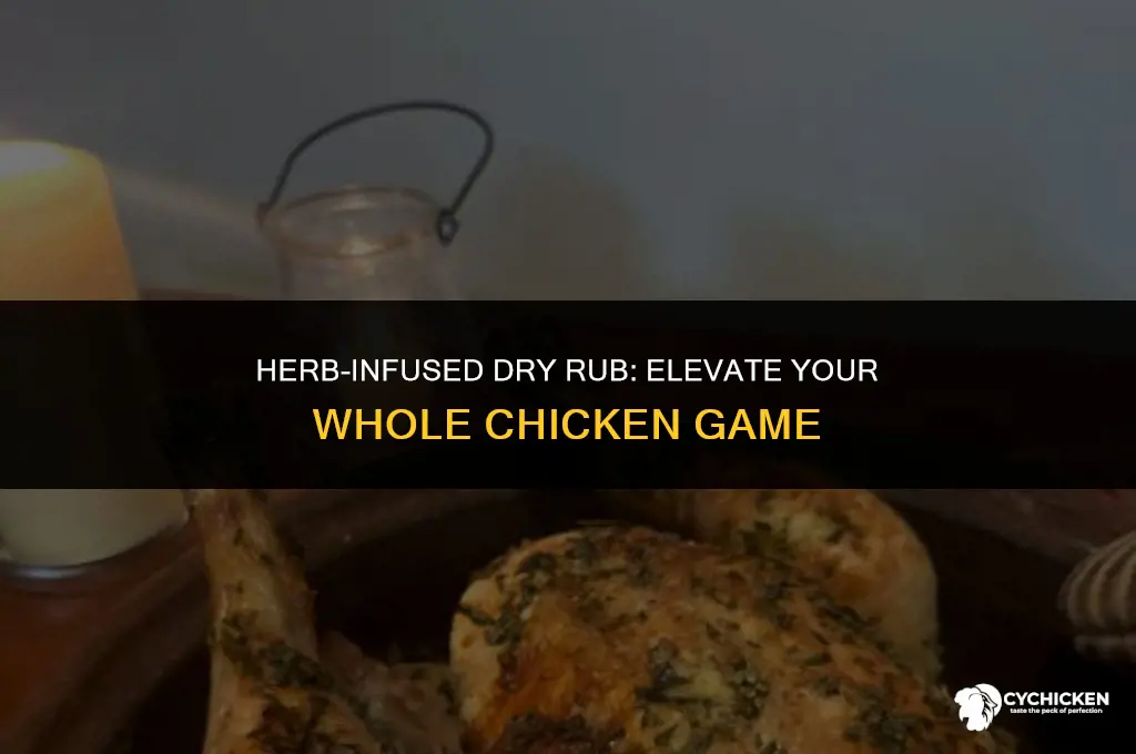 should i dry rub whole chicken with herbs