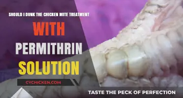 Dunking Chicken Mite Treatment: Permethrin Solution?