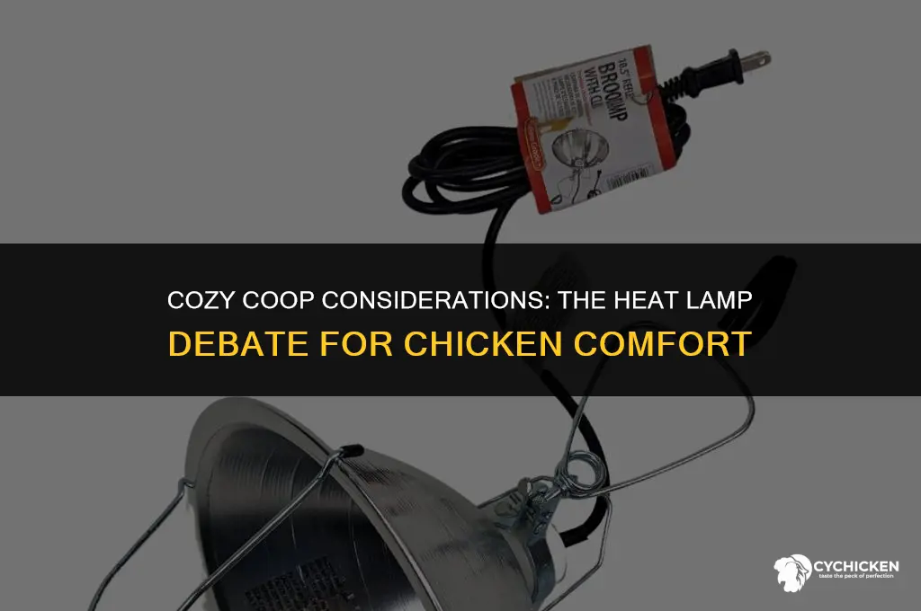 should i have a heat lamp in my chicken coop