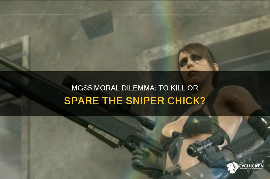 should i have killed the sniper chick mgs5