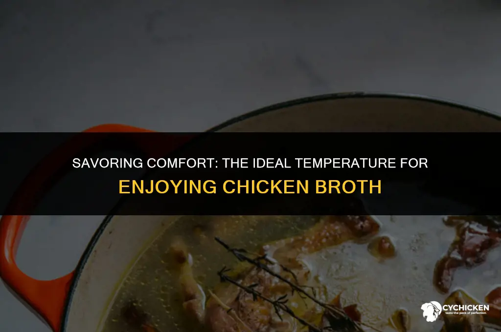 should i heat up chicken broth before drinking it