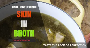 To Peel or Not to Peel: The Great Chicken Skin Broth Debate