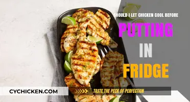 Chicken Storage: Cool Before Refrigeration?