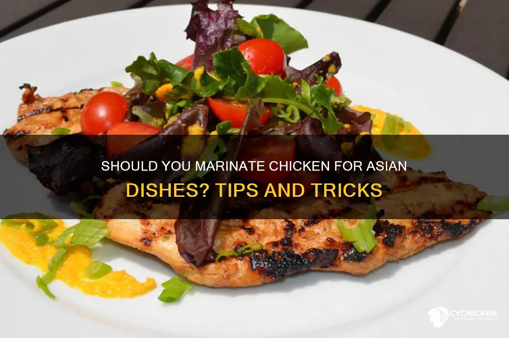 should i marinate chicken for asian chicken