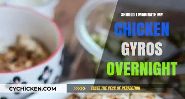 Overnight Marinating Chicken Gyros: Is It Worth the Wait?