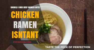 Combining Beef and Chicken Ramen: A Tasty Experiment?