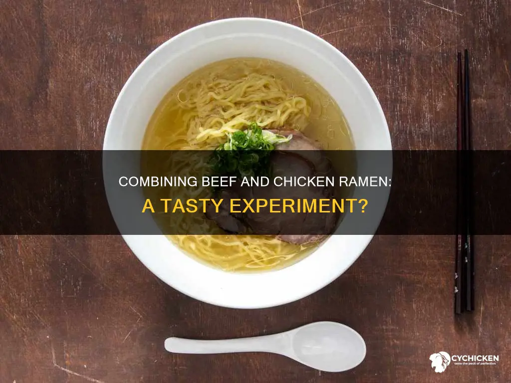 should i mix beef ramen with chicken ramen isntant