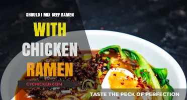 Beef vs. Chicken Ramen: Should You Mix These Flavors?