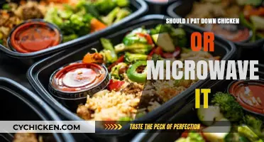 Pat Down or Microwave: The Best Way to Prep Chicken