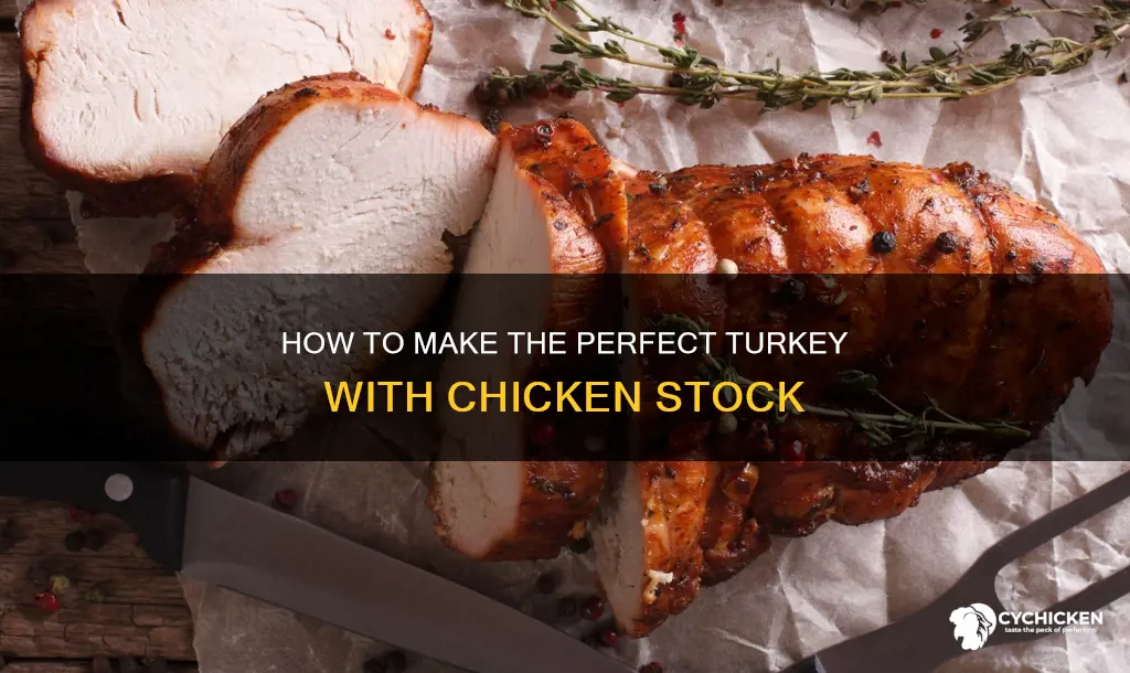 should i put chicken stock in the turkey pan