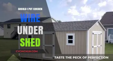 Should You Install Chicken Wire Under Your Shed? Pros and Cons