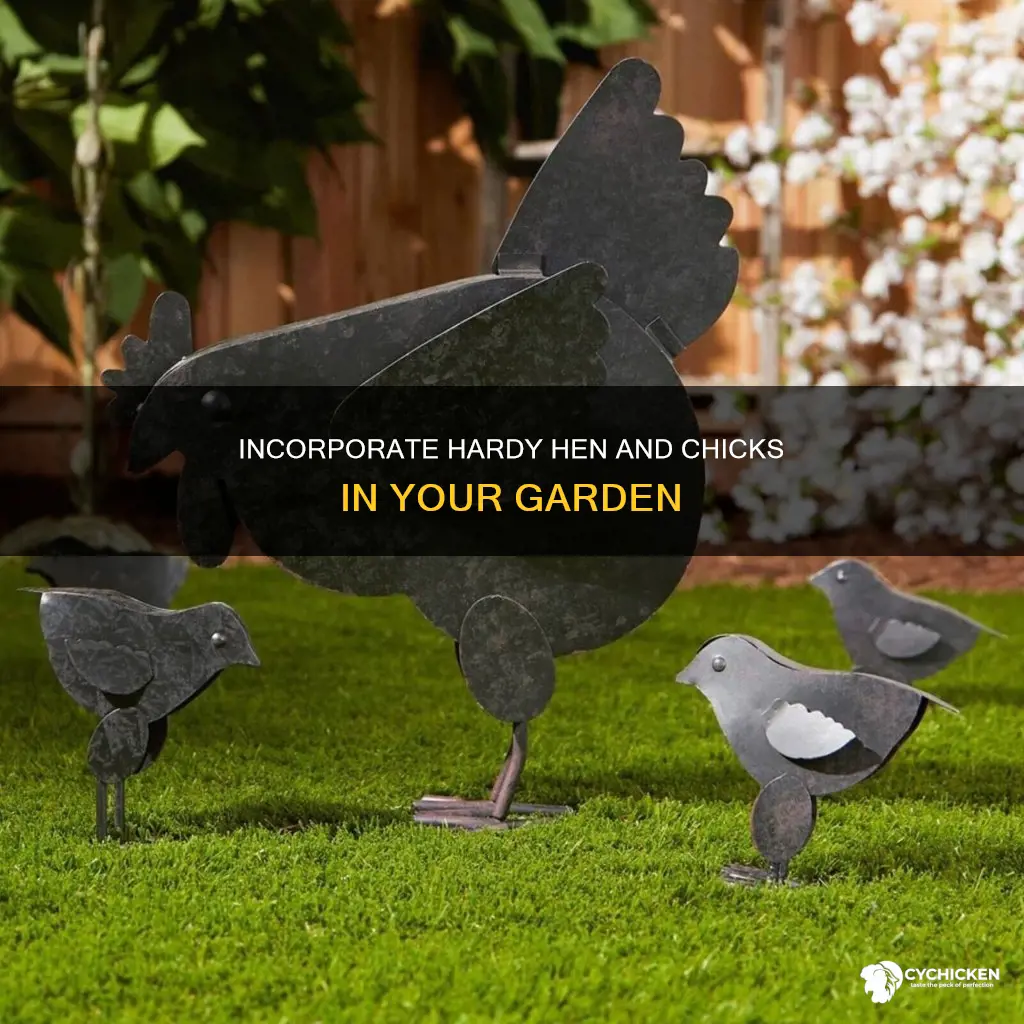 should i put hen and chicks in my landscaping