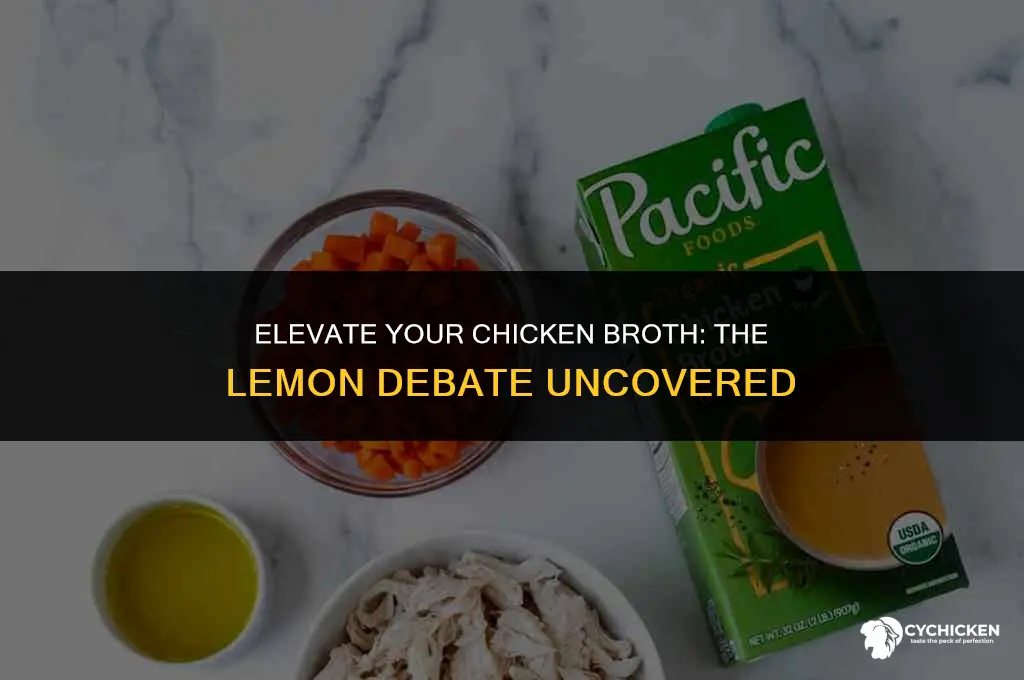 should i put lemon in my chicken broth recipe