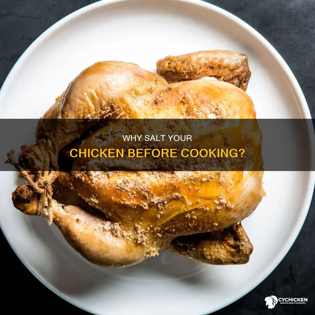 should i put salt on myh chicken before coocking