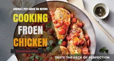 Should You Add Sauce Before Cooking Frozen Chicken? Tips & Tricks