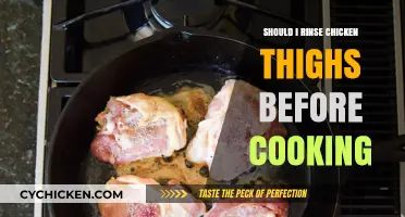 Rinse or Not? The Truth About Prepping Chicken Thighs