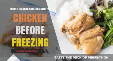 Season Before Freezing: Prepping Boneless Skinless Chicken for Storage