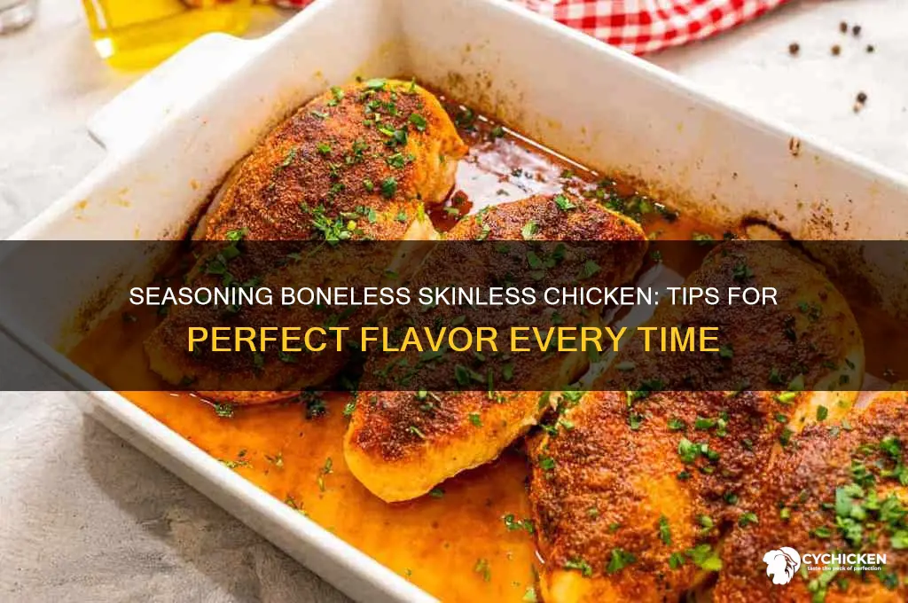 should i season boneless skinless chicken before
