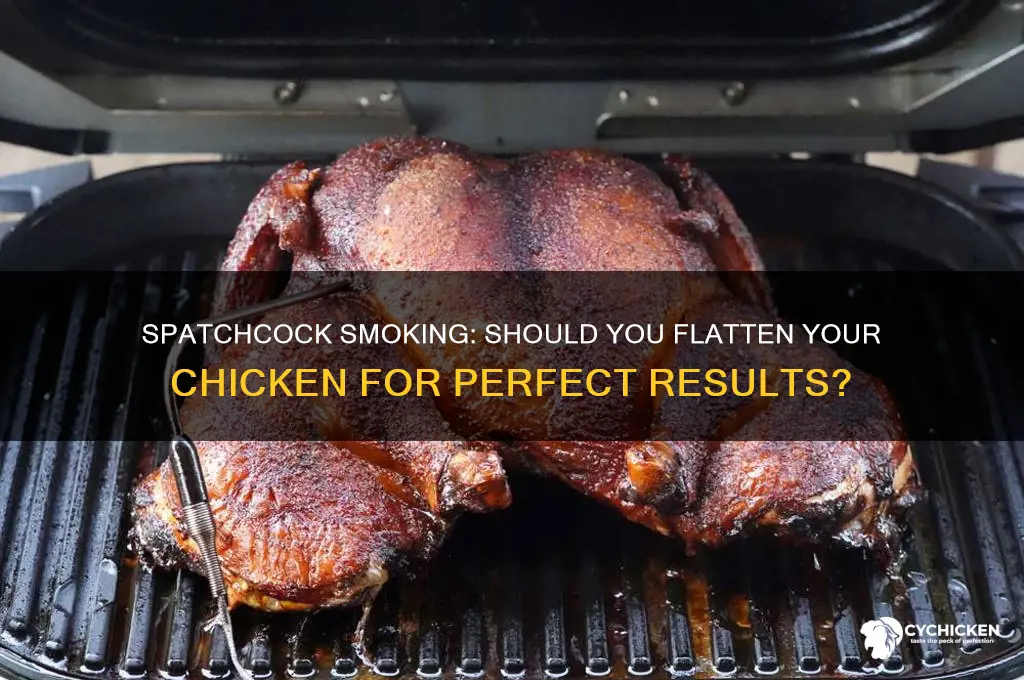 should i spatchcock a chicken for smoking