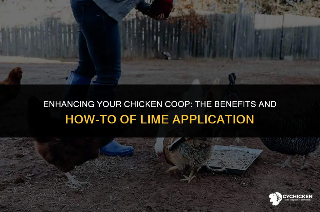 should i spread lime in my chicken coop