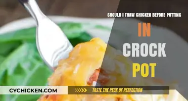 Crock Pot Chicken: To Thaw or Not to Thaw?