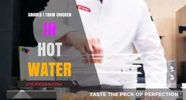 Thawing Chicken Safely: Why Hot Water Is a Risky Method