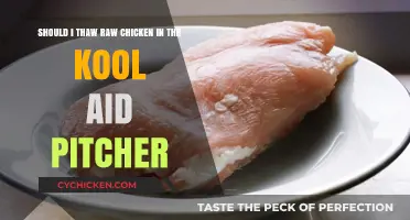 Why You Shouldn't Thaw Chicken in a Kool-Aid Pitcher