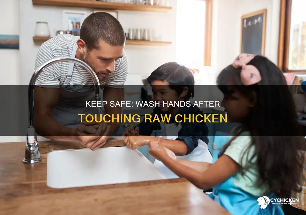 should i wash my hands after touching raw chicken
