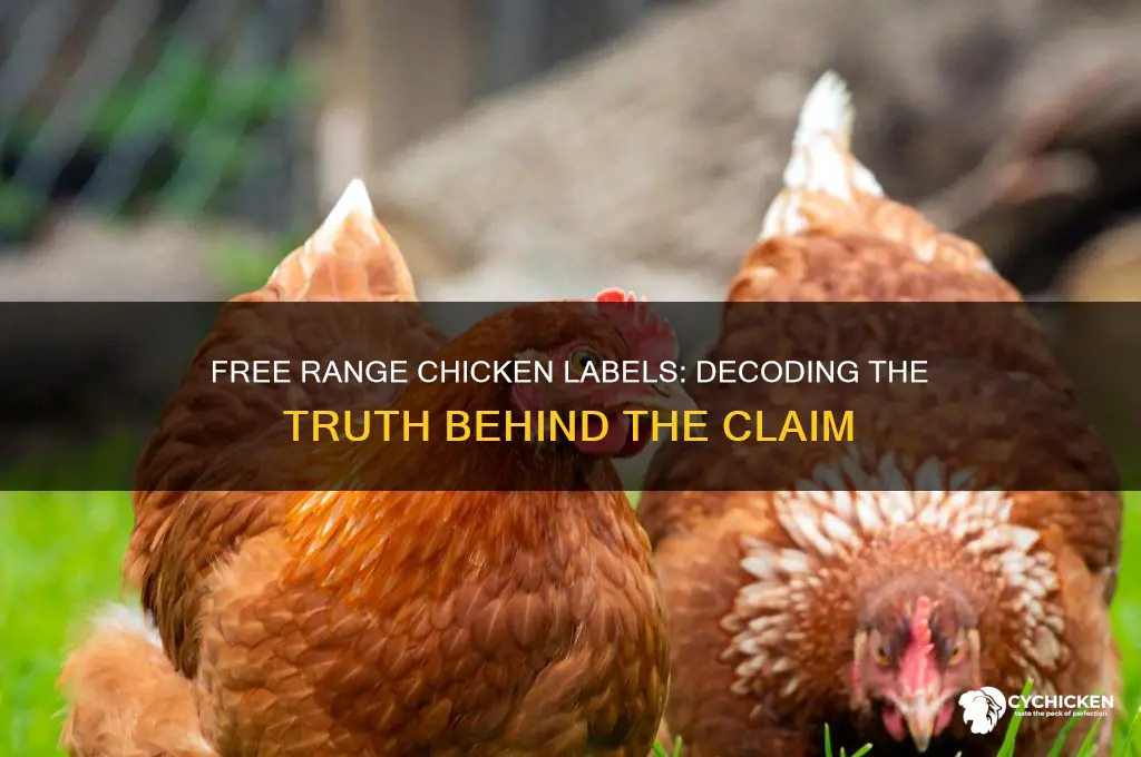 should my chicken label read free range