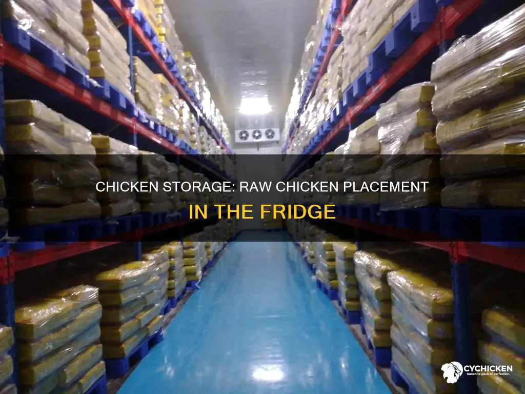 should raw chicken be at the bottom of the refrigerator